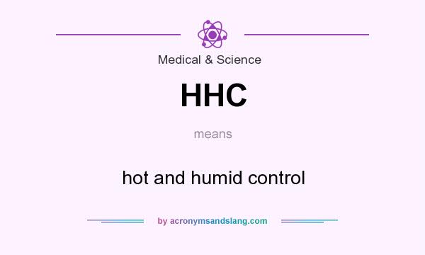 What does HHC mean? It stands for hot and humid control