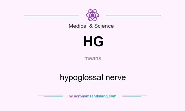 What does HG mean? It stands for hypoglossal nerve