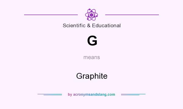 What does G mean? It stands for Graphite