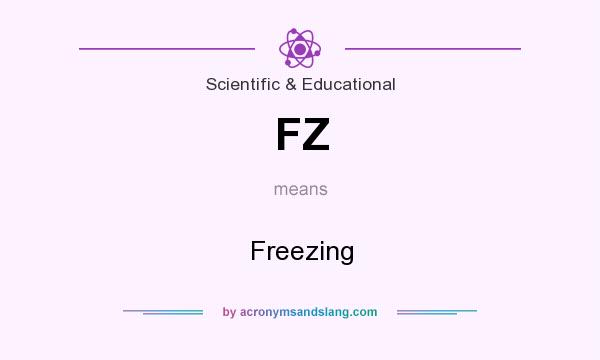 What does FZ mean? It stands for Freezing