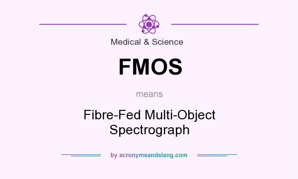 What does FMOS mean? It stands for Fibre-Fed Multi-Object Spectrograph