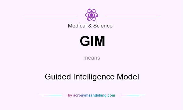 What does GIM mean? It stands for Guided Intelligence Model