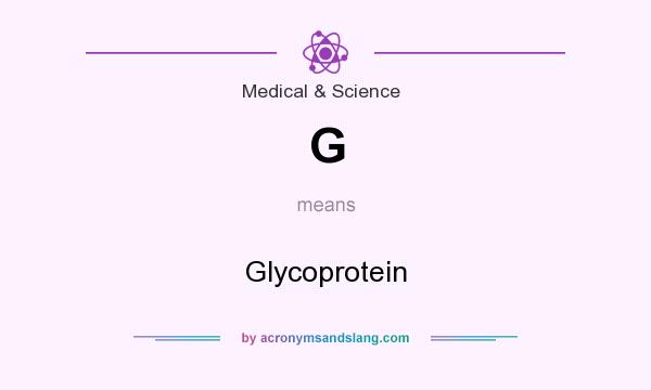 What does G mean? It stands for Glycoprotein