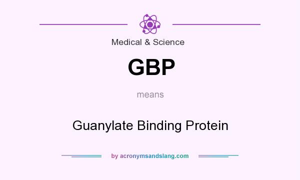 What does GBP mean? It stands for Guanylate Binding Protein