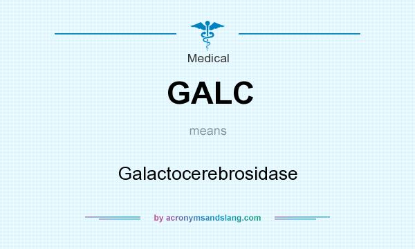 What does GALC mean? It stands for Galactocerebrosidase