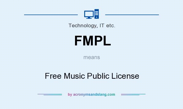 What does FMPL mean? It stands for Free Music Public License