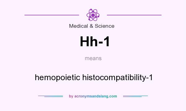 What does Hh-1 mean? It stands for hemopoietic histocompatibility-1