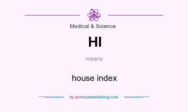 What does HI mean? It stands for house index