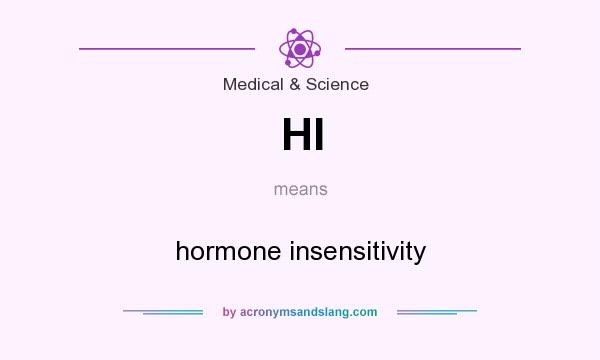What does HI mean? It stands for hormone insensitivity