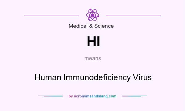What does HI mean? It stands for Human Immunodeficiency Virus