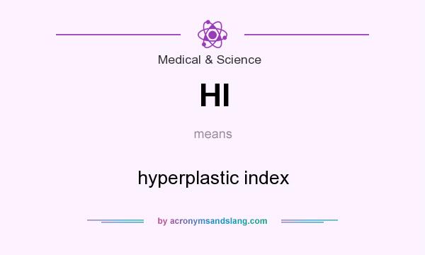 What does HI mean? It stands for hyperplastic index