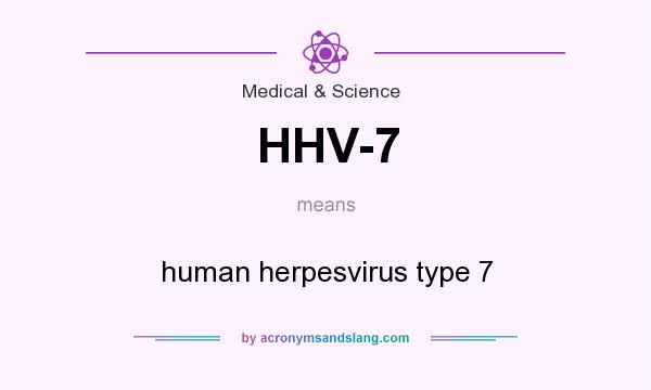 What does HHV-7 mean? It stands for human herpesvirus type 7