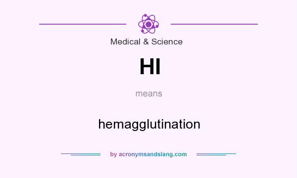 What does HI mean? It stands for hemagglutination