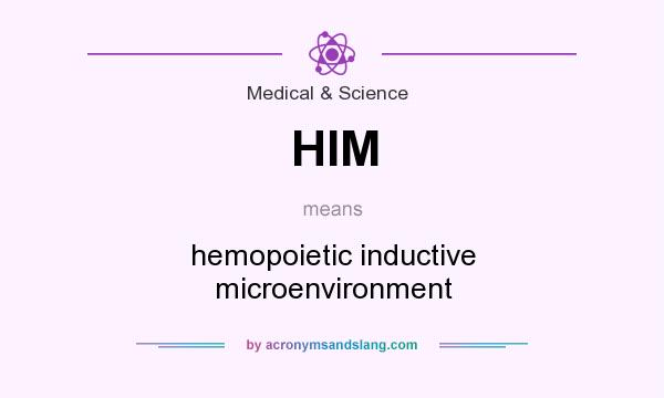What does HIM mean? It stands for hemopoietic inductive microenvironment