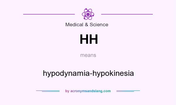 What does HH mean? It stands for hypodynamia-hypokinesia