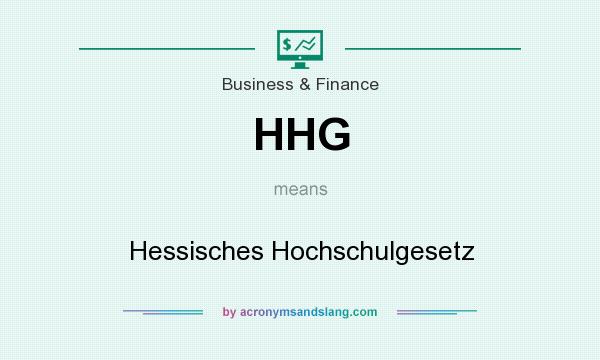 What does HHG mean? It stands for Hessisches Hochschulgesetz
