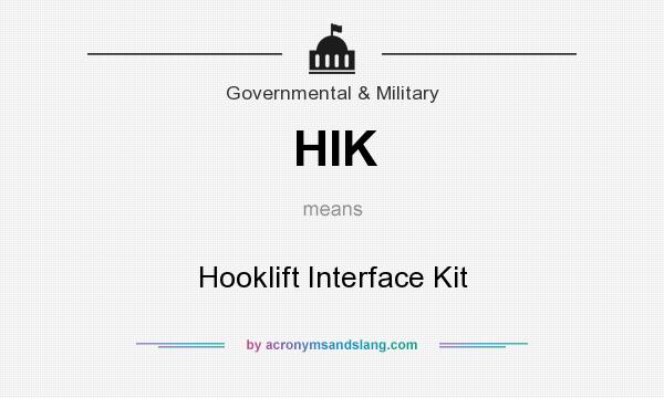 What does HIK mean? It stands for Hooklift Interface Kit
