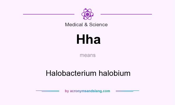 What does Hha mean? It stands for Halobacterium halobium