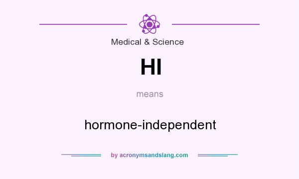 What does HI mean? It stands for hormone-independent