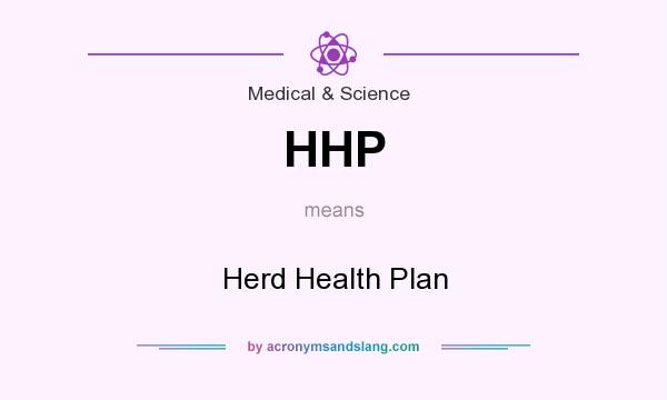 What does HHP mean? It stands for Herd Health Plan