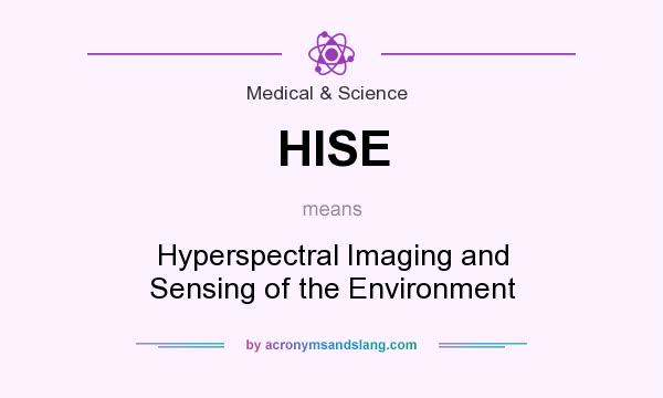 What does HISE mean? It stands for Hyperspectral Imaging and Sensing of the Environment