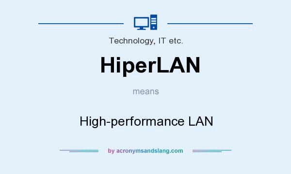 What does HiperLAN mean? It stands for High-performance LAN