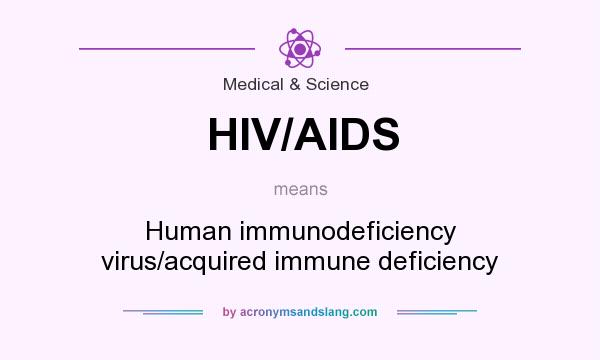 What does HIV/AIDS mean? It stands for Human immunodeficiency virus/acquired immune deficiency