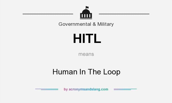What does HITL mean? It stands for Human In The Loop