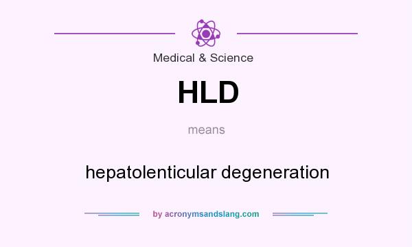 What does HLD mean? It stands for hepatolenticular degeneration
