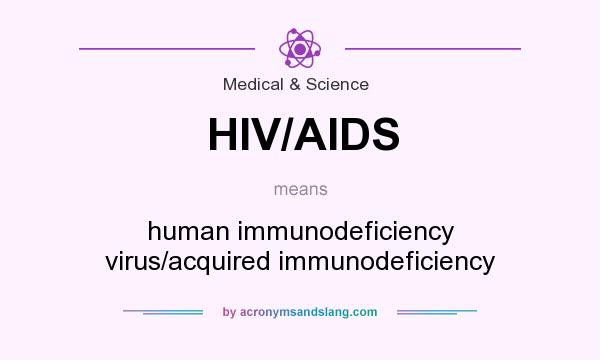 What does HIV/AIDS mean? It stands for human immunodeficiency virus/acquired immunodeficiency