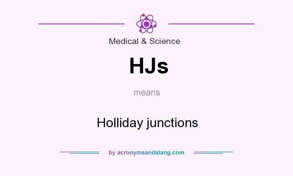 What does HJs mean? It stands for Holliday junctions