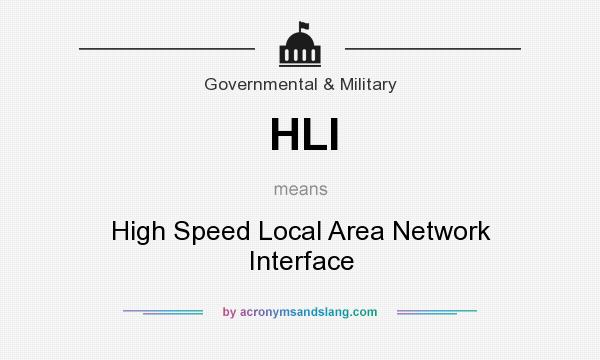 What does HLI mean? It stands for High Speed Local Area Network Interface