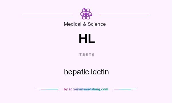 What does HL mean? It stands for hepatic lectin