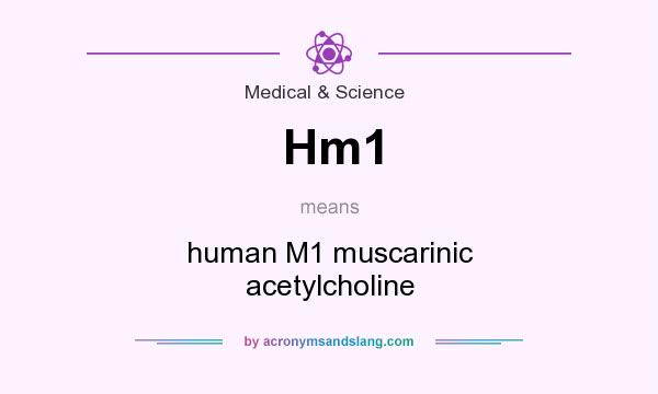 What does Hm1 mean? It stands for human M1 muscarinic acetylcholine