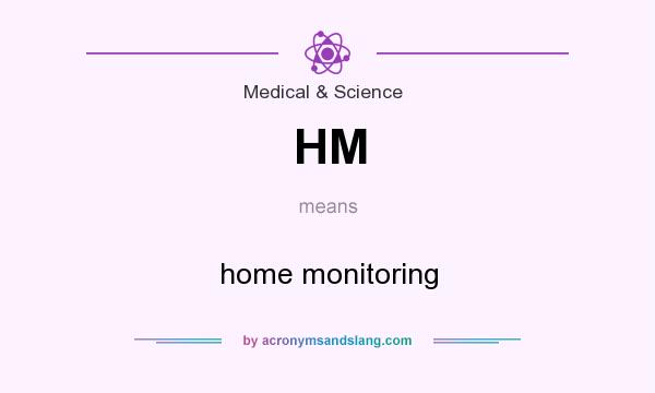 What does HM mean? It stands for home monitoring