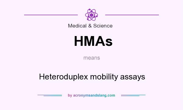 What does HMAs mean? It stands for Heteroduplex mobility assays