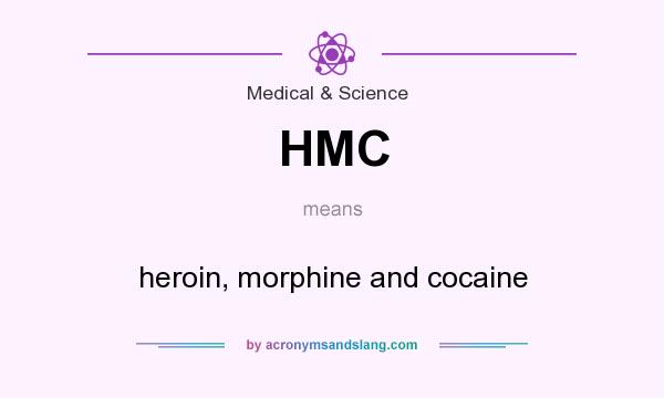 What does HMC mean? It stands for heroin, morphine and cocaine