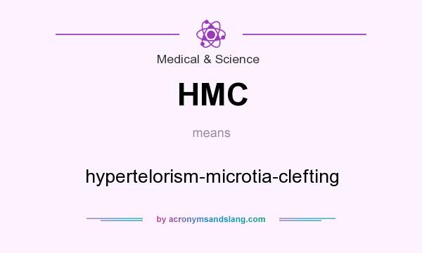 What does HMC mean? It stands for hypertelorism-microtia-clefting
