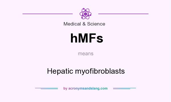 What does hMFs mean? It stands for Hepatic myofibroblasts