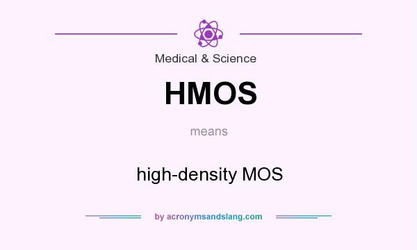 What does HMOS mean? It stands for high-density MOS