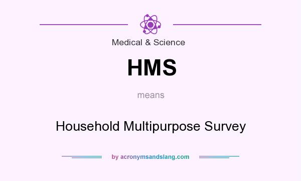 What does HMS mean? It stands for Household Multipurpose Survey