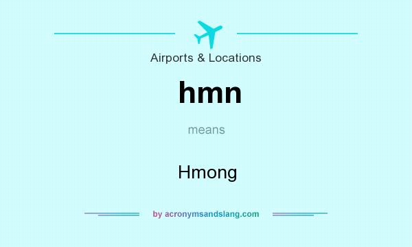 What does hmn mean? It stands for Hmong