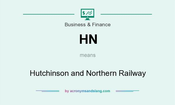 What does HN mean? It stands for Hutchinson and Northern Railway