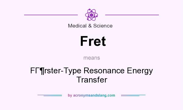 What does Fret mean? It stands for FГrster-Type Resonance Energy Transfer