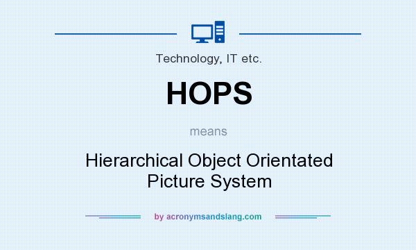 What does HOPS mean? It stands for Hierarchical Object Orientated Picture System