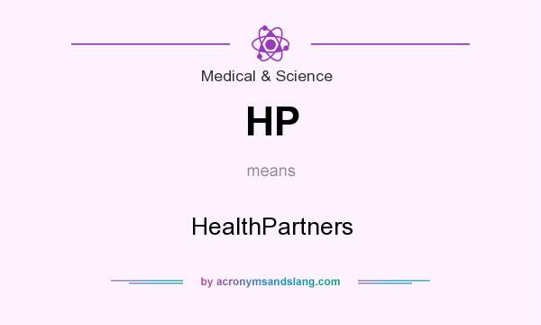 What does HP mean? It stands for HealthPartners