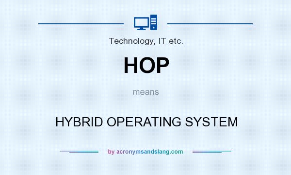 What does HOP mean? It stands for HYBRID OPERATING SYSTEM