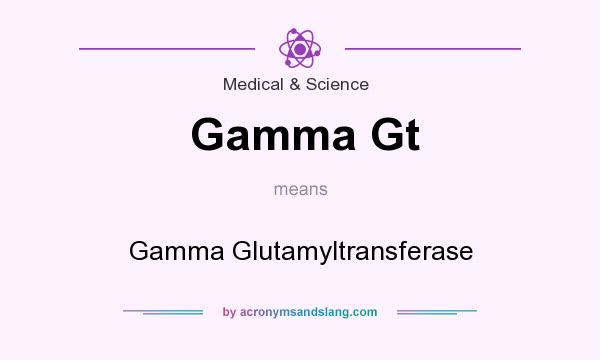 What does Gamma Gt mean? It stands for Gamma Glutamyltransferase
