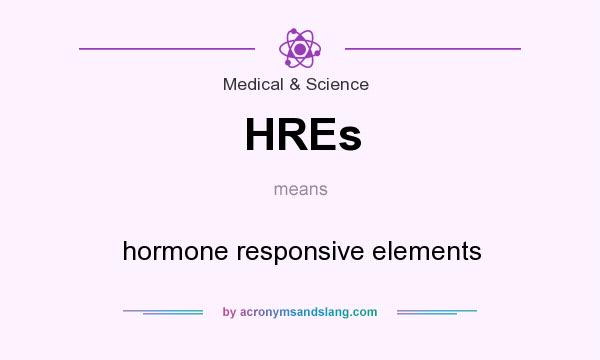 What does HREs mean? It stands for hormone responsive elements