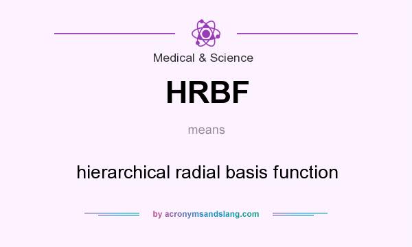 What does HRBF mean? It stands for hierarchical radial basis function